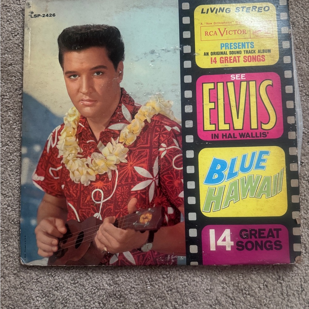 Elvis Blue Hawaii Vinyl Record